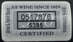 Gary Player Signed Major Championship Series Augusta 1961 2004 Vintage South African Red Wine JSA ALOA