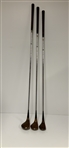 Three Tom Watson Ram 'WAT' Custom Handcrafted by Mario Persimmon Woods