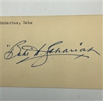 Babe Didrikson Zaharias Signed Vintage United States Postal Card JSA ALOA