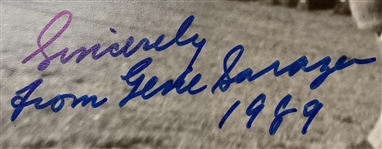 A Trio of Photographs and Ephemera Relating to Golfer Gene Sarazen Including Signed Portrait JSA ALOA