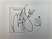 O'Meara, Faldo, Ford, Mize, Lyle & Olazabal Signed ANGC Scorecards JSA ALOA