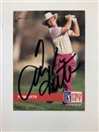 A Collection of Six Signed 1991-1992 Pro Set and Fax Pax Golf Trading Cards JSA ALOA