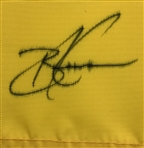 Brian Harman Signed 2023 151st Open Championship Royal Liverpool Pin Flag JSA ALOA