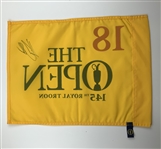 Henrik Stenson Signed 2016 British Open Royal Troon Flag JSA ALOA