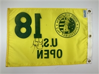 Michael Campbell Signed 2005 U.S. Open at Pinehurst No. 2 Flag JSA ALOA