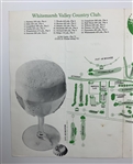 Jack Nicklaus Signed 1970 IVB-Philadelphia Golf Classic Pairing Sheet w/ Colbert JSA ALOA