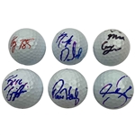 Day, Bradley, Henley & 3 Others Signed Golf Balls JSA ALOA