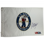 Martin Kaymer Autographed 2014 U.S. Open Championship Golf Flag Pinehurst No. 2 JSA #AD43795