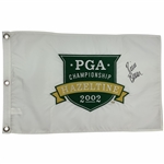 Rich Beem Signed 2002 PGA Championship at Hazeltine Flag JSA ALOA