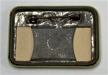 1957 Masters Tournament Radio Media Credential Pinback Badge