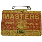1975 Masters Tournament Series Badge #23530 - Jack Nicklaus Win!