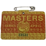 1975 Masters Tournament Series Badge Augusta National Golf Club 23531