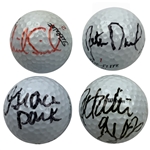 Sorenstam, Park, Daniel & One Other Signed Golf Balls JSA ALOA