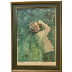  Jack Nicklaus Signed 1975 Heritage Golf Classic Limited Edition Coby Whitmore Print JSA ALOA