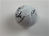 Colbert, Mann, Murphy & Bolt Signed Golf Balls JSA ALOA