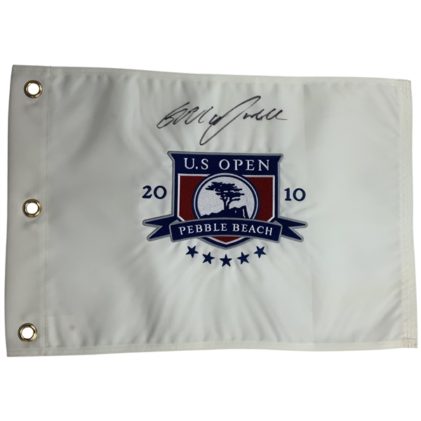 Graeme McDowell Signed 2010 U.S. Open Pebble Beach Golf Flag JSA ALOA