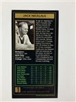 Jack Nicklaus Signed 1993 Grand Slam Ventures Champions of Golf The Masters Collection Card JSA ALOA