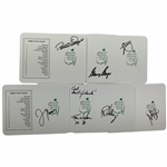 Xander, Thomas, Watson, Player & 3 More Signed ANGC Scorecards JSA ALOA