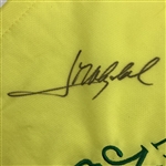Jose Maria Olazabal Signed 1999 Masters Tournament Embroidered Flag - 1st Dated Flag JSA ALOA