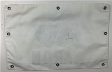 Tommy Aaron & David Graham's 1998 Liberty Mutual Legends of Golf Tournament Caddie Bib Panels and Badge