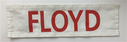 Tommy Aaron's American Express Invitational Used Caddie Bib Signed by MLB HOF Phil Neikro w/ Ray Floyd Nameplate JSA ALOA