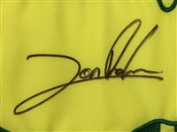 Jon Rahm Signed 2023 Masters Tournament Pin Flag JSA ALOA