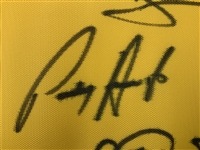Rory & Six (6) Champs Signed 2012 Open Championship Royal Lytham & St Annes Flag JSA ALOA
