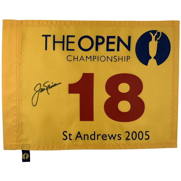 Jack Nicklaus Signed 2005 St Andrews The Open Championship Flag - Final Open JSA ALOA