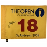 Jack Nicklaus Signed 2005 St Andrews The Open Championship Flag - Final Open JSA ALOA