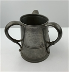1899 Pewter Three-Handled Brae-Burn Golf Club Trophy 