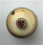 Stunning 1920's Hand Painted Nippon Humidor w/ Golf Bag & Clubs