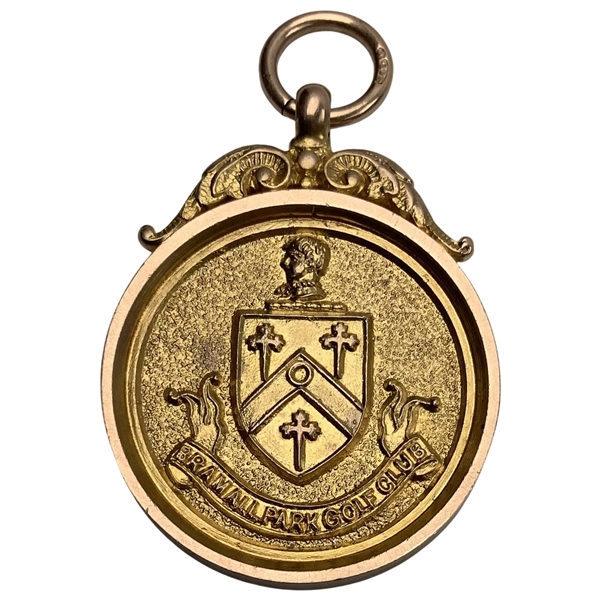 1925 Bramhall Park Golf Club 9k Gold Medal