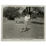 c.1930 Bobby Jones How I Play Golf Short Films Post-Swing Original Promotional Photograph