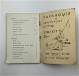 1946 Amateur Golf Championship Official Program Birkdale Golf Club - Rare