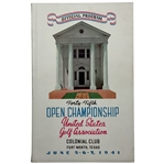 1941 US Open at Colonial Program - Craig Wood Win