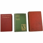 Ray, Travis, and Leach (Ed.). Three Early 20th-Century Golf Books. 1903-1913. First and Early Editions.