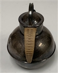 E.G. Webster and Son Silver-Plated Hartford Golf Club Pitcher with Wicker Handle