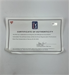 2004 WGC Accenture Match Play Championship Tournament-Used Flown Hole 10 Flag - Tiger Woods' 40th PGA Tour Win