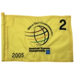 2005 WGC American Express Championship Hole 2 Game Used Flag - Tiger Woods 46th PGA Tour Win