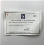 2005 WGC American Express Championship Hole 2 Game Used Flag - Tiger Woods' 46th PGA Tour Win