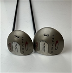 Gene Sarazen's Personal Used Wilson Invex Bi-Metal Driver & 3 Wood - Sarazen Collection