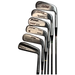 Six Vintage Wilson Gene Sarazen Signature Series Golf Clubs