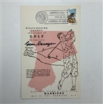 Two Gene Sarazen Signed Golf Ephemera Items from Westchester & Rochester Country Club JSA ALOA
