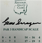 A Trio of Augusta National Golf Club Memorabilia featuring Gene Sarazen Signed Cards and 1994 Masters Clubhouse Badge JSA ALOA