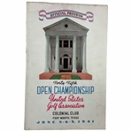 Texans Ben Hogan & Byron Nelson Signed 1941 US Open at Colonial CC in Fort Worth Program JSA ALOA