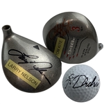 Archer Signed Golf Ball w/ Kite & Nelson Signed Clubheads JSA ALOA
