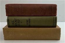 A Trio of Vintage Golf Instructional Books Including Titles by Bert Seymour and Edward Ray