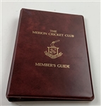 The Merion Cricket Club. Member's Guide and Companion Pamphlet. Privately Printed, c. late 20th century.