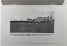 The Merion Cricket Club. Member's Guide and Companion Pamphlet. Privately Printed, c. late 20th century.