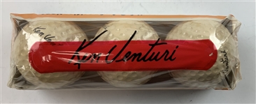 A Collection of Vintage Ken Venturi United States Rubber Golf Balls in Original Packaging